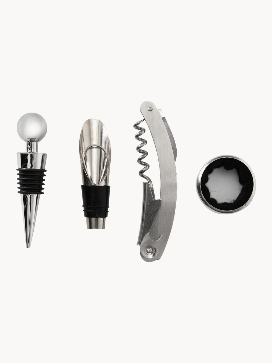 Discount Printworks Accessoires pour le vin The Essentials, 4 élém.