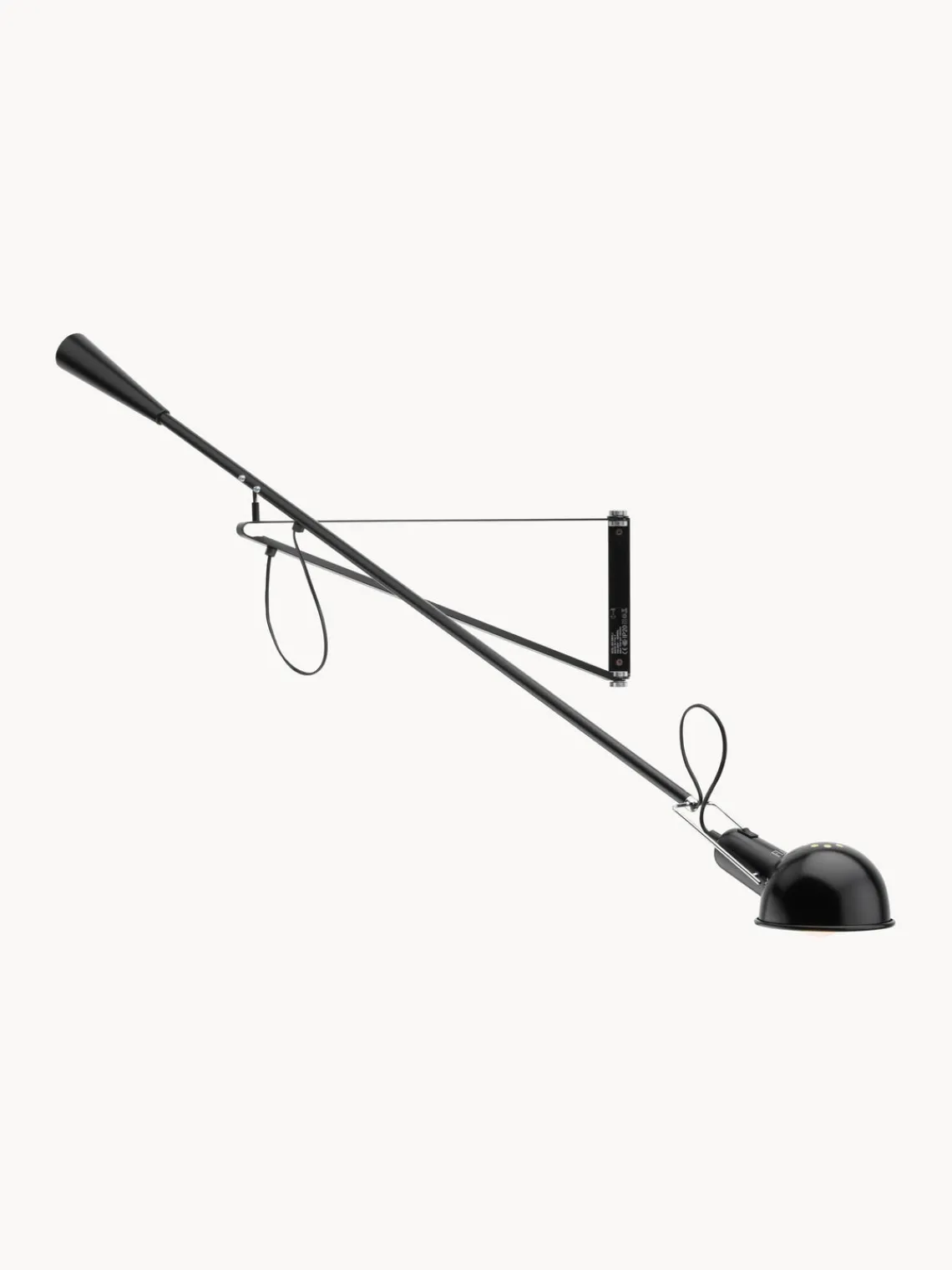 Outlet Flos Applique murale avec prise secteur 265 Small Noir