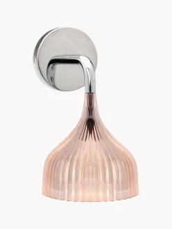 Clearance Kartell Applique murale E' Rose, transparent, doré