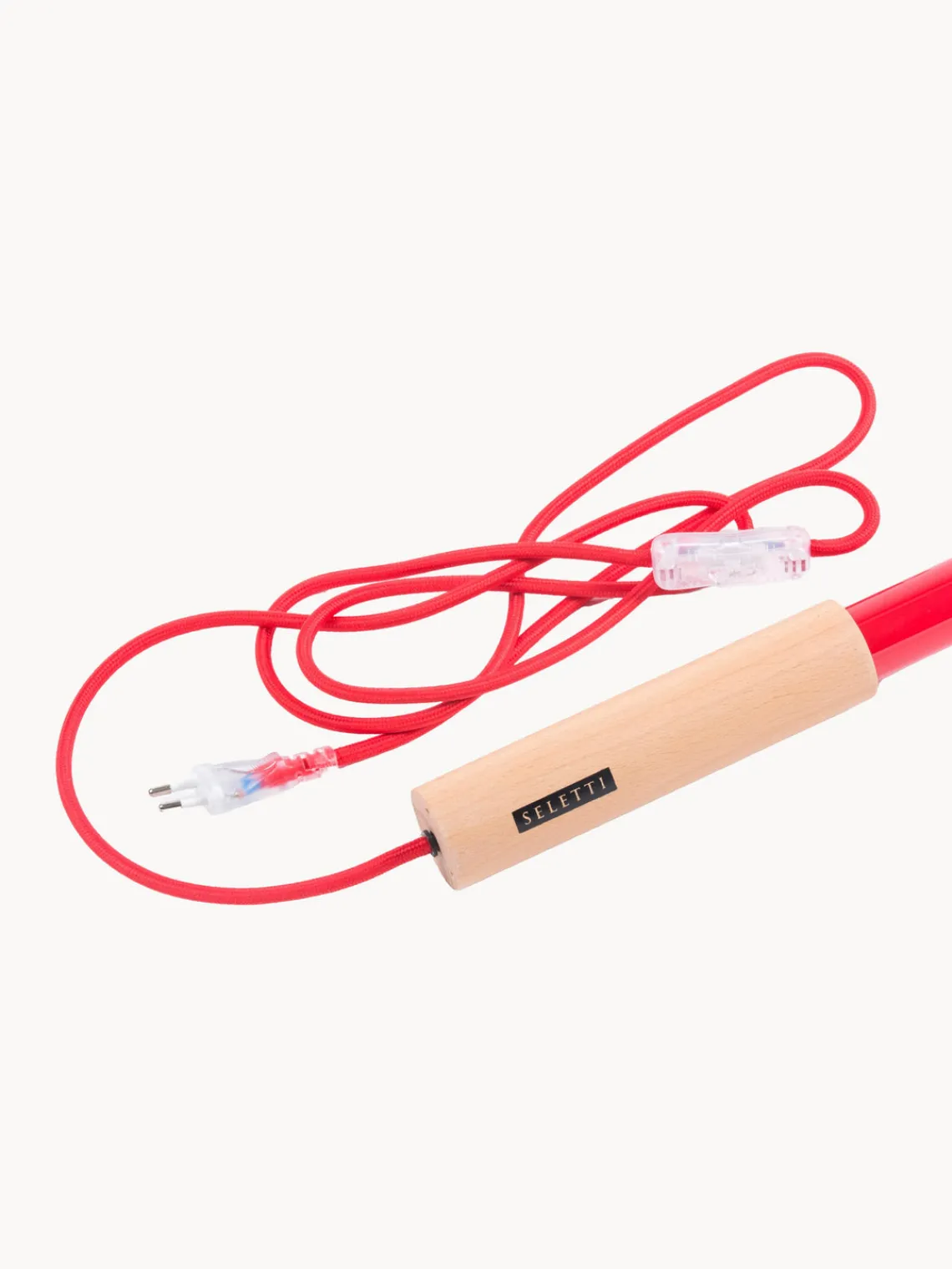 Clearance SELETTI Applique murale LED avec prise secteur Linea Rouge