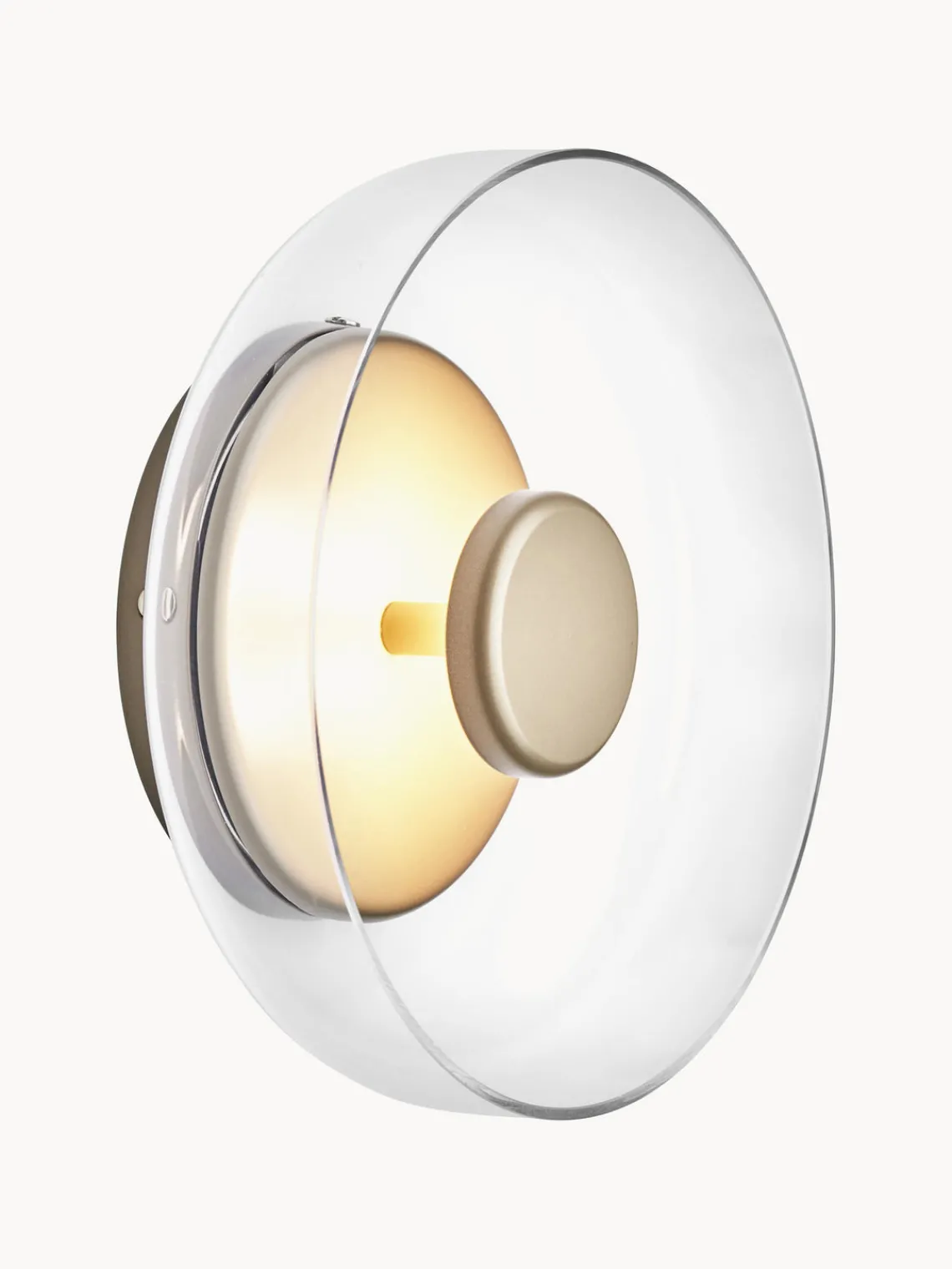 Outlet Nuura Applique murale LED soufflée bouche Blossi, intensité lumineuse variable