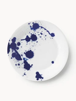 Clearance ROYAL DOULTON Assiette à dessert en porcelaine Pacific Blue Abstrait