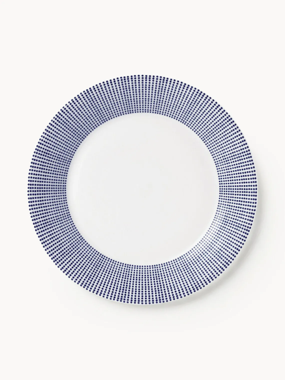 Outlet ROYAL DOULTON Assiette à dessert en porcelaine Pacific Blue Pointillé