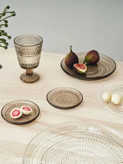 Sale iittala Assiette à dessert en verre Kastehelmi Transparent