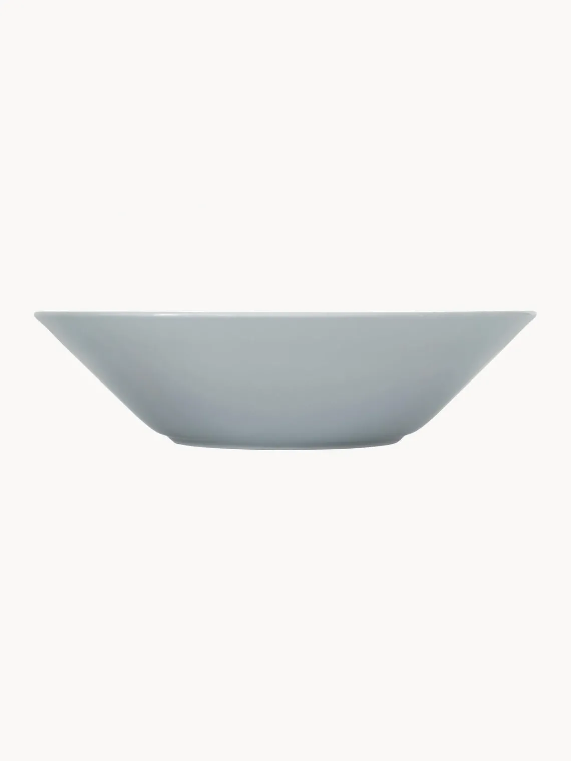 New iittala Assiette creuse en porcelaine Teema Gris