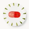 New Anna + Nina Assiette peinte à la main Forget Your Ex Pill