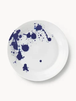 Clearance ROYAL DOULTON Assiette plate en porcelaine Pacific Blue Abstrait