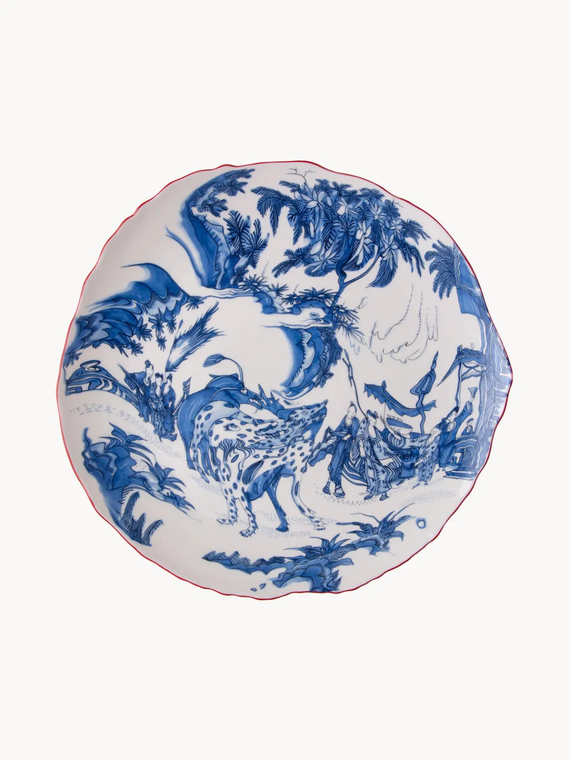 Best SELETTI Assiette plate en porcelaine Classic On Acid