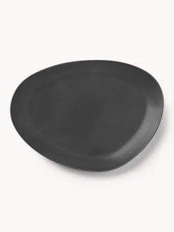 Hot Broste Copenhagen Assiette plate fait à la main de forme organique Limfjord