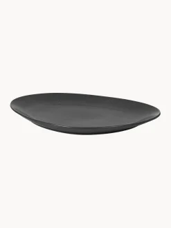 Hot Broste Copenhagen Assiette plate fait à la main de forme organique Limfjord