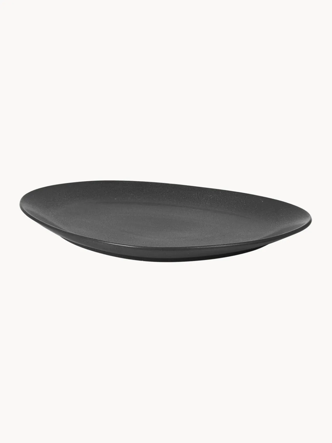 Hot Broste Copenhagen Assiette plate fait à la main de forme organique Limfjord