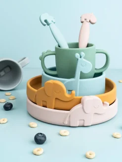 Online Done by Deer Assiette pour enfants Peekaboo Ocre