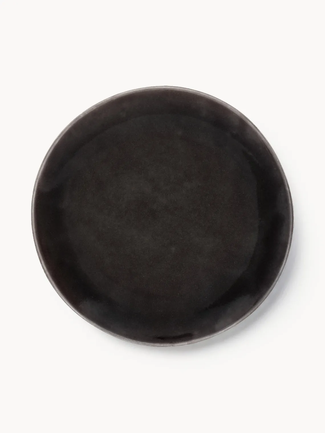 Discount Broste Copenhagen Assiettes à dessert artisanales Nordic Coal, 4 pièces Noir, chiné