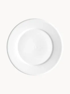 Fashion Meissen Assiettes à dessert artisanales en porcelaine Vitruv, 2 pièces Blanc