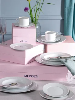 New Meissen Assiettes à dessert artisanales en porcelaine No. 41, 2 pièces