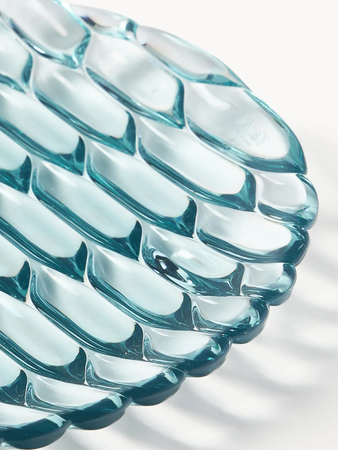 Best Kartell Assiettes à dessert avec motif texturé Jellies, 4 pièces Bleu ciel