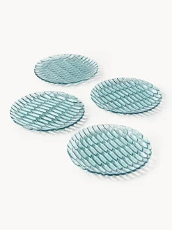 Best Kartell Assiettes à dessert avec motif texturé Jellies, 4 pièces Bleu ciel