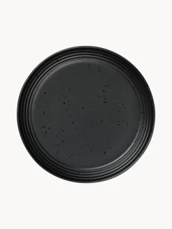 Discount ASA Selection Assiettes à dessert en porcelaine Demir, 6 pièces Noir, chiné
