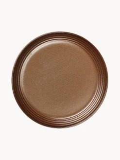 Sale ASA Selection Assiettes à dessert en porcelaine Demir, 6 pièces Brun