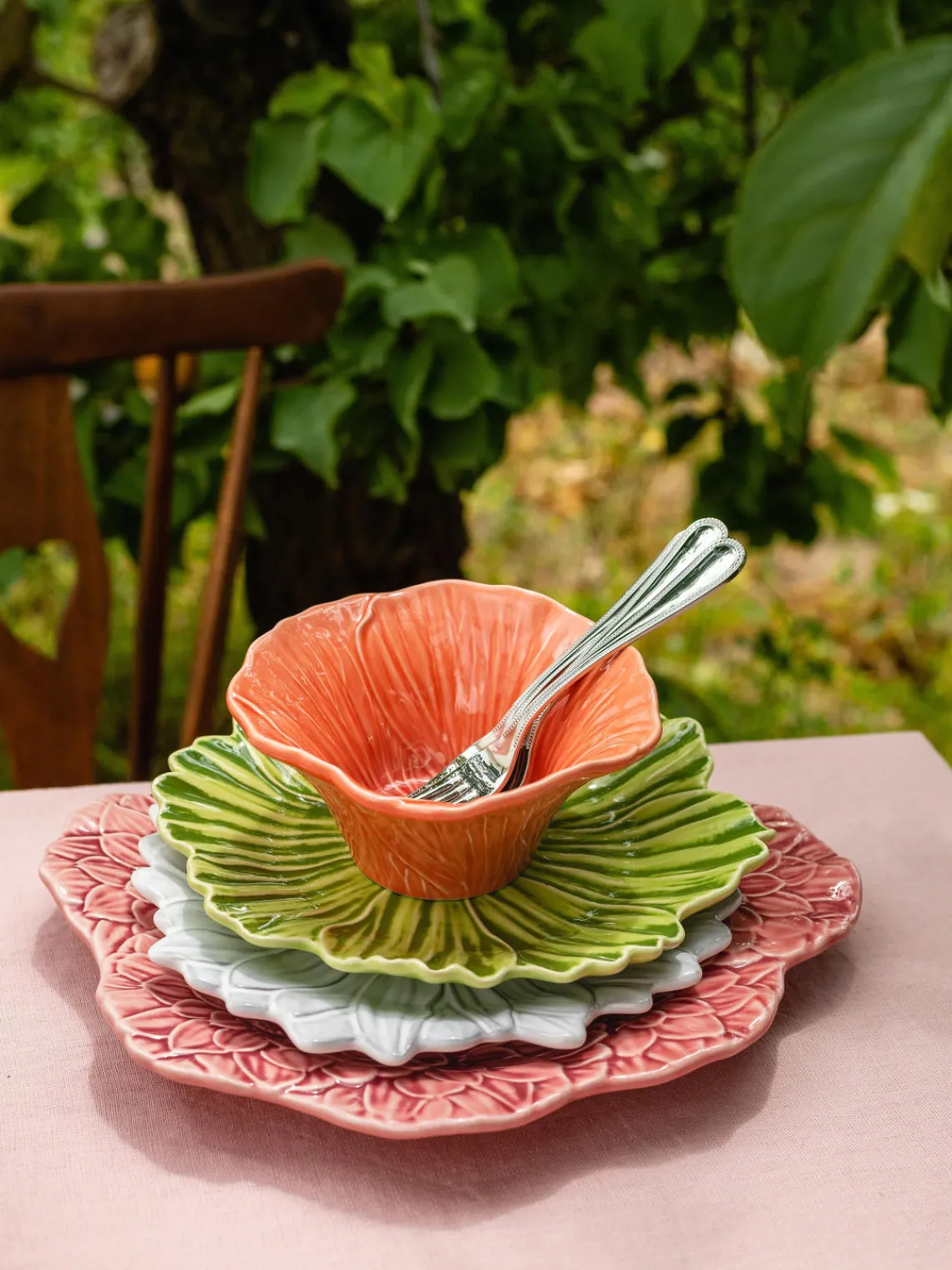 Online BORDALLO PINHEIRO Assiettes à dessert Maria Flor, 2 pièces