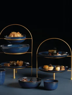 Hot ASA Selection Assiettes à dessert Midnight, 6 pièces