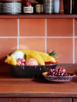 Online HKLIVING Assiettes creuses artisanales en grès 70's, 2 pièces