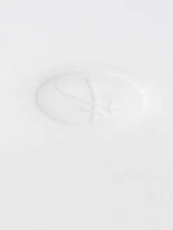 New Meissen Assiettes creuses artisanales en porcelaine Vitruv, 2 pièces Blanc