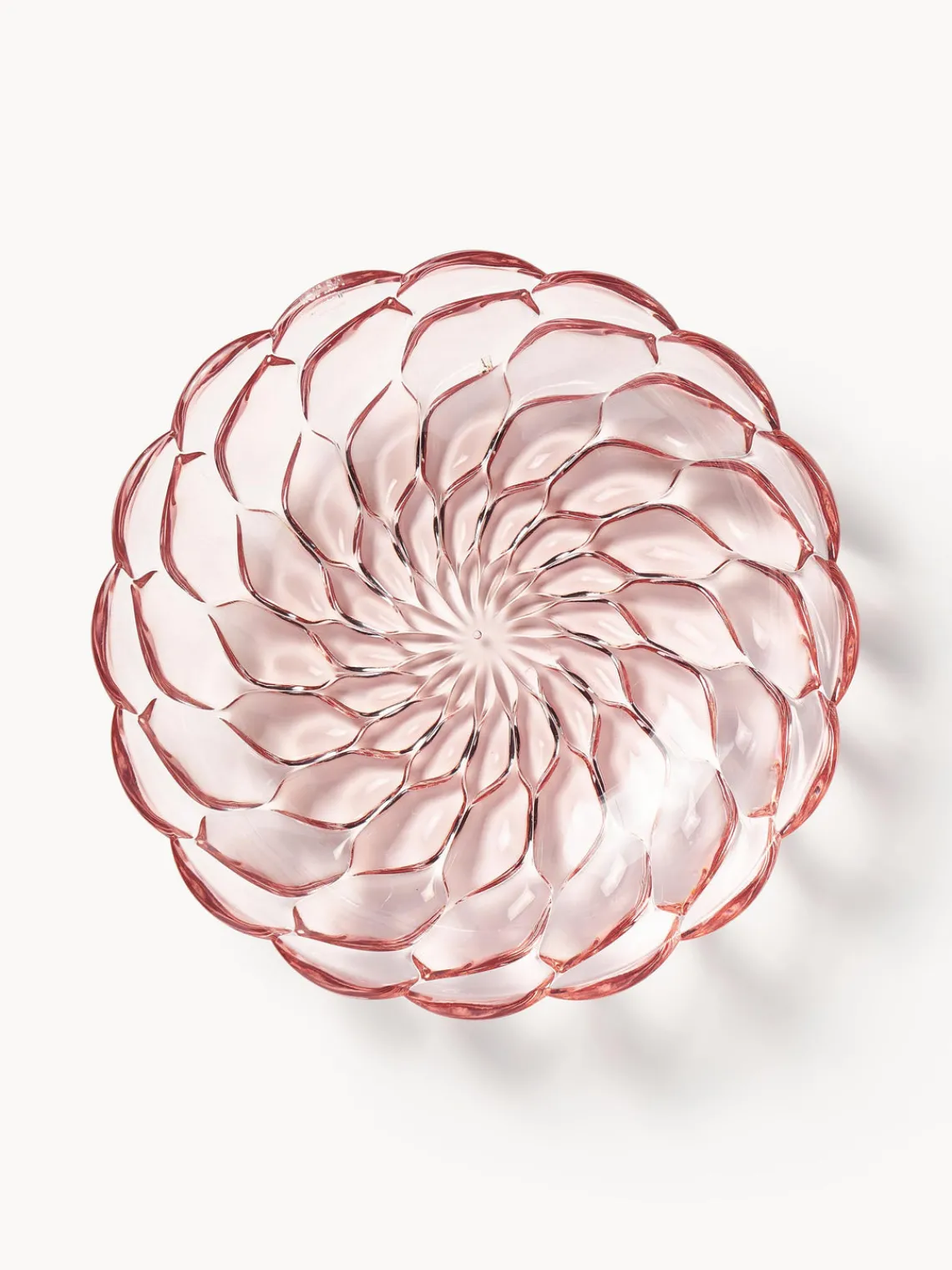 Online Kartell Assiettes creuses avec motif texturé Jellies, 4 pièces Rose pâle