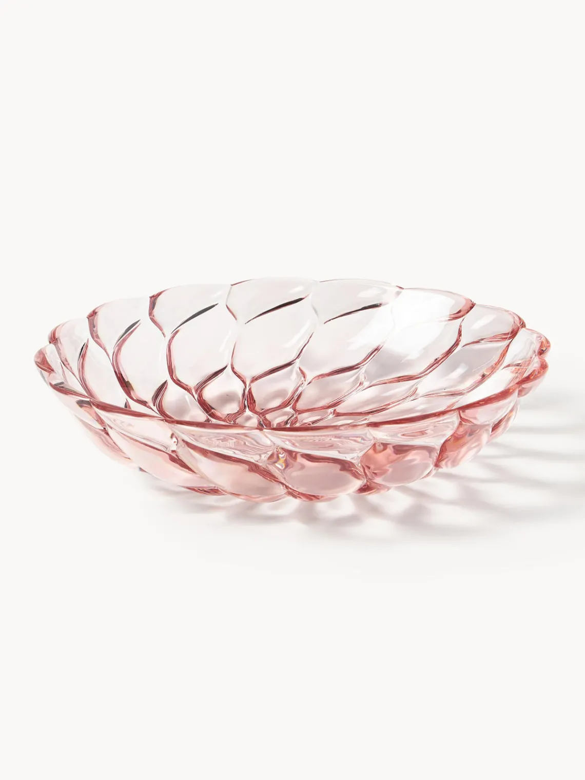 Online Kartell Assiettes creuses avec motif texturé Jellies, 4 pièces Rose pâle