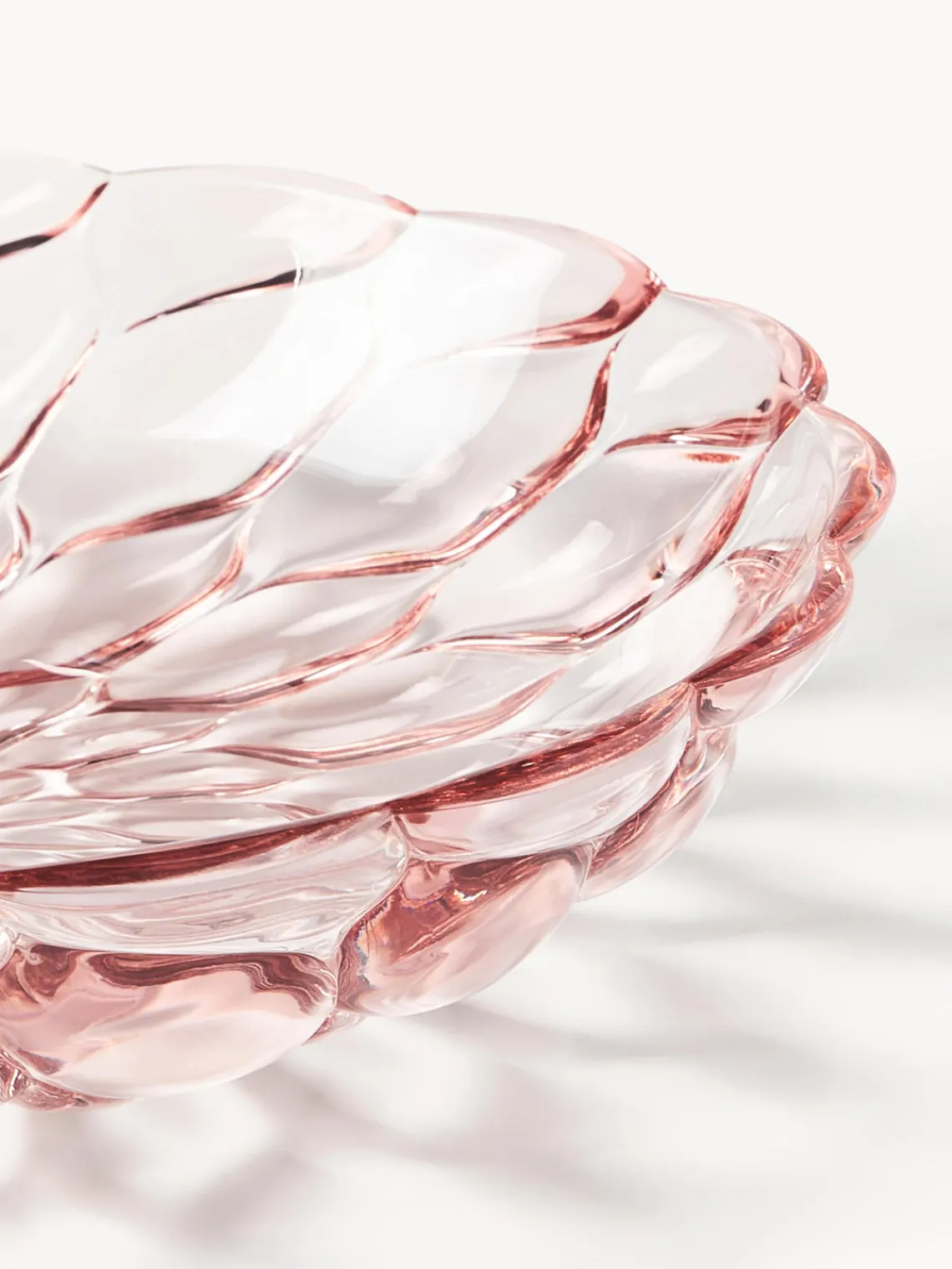 Online Kartell Assiettes creuses avec motif texturé Jellies, 4 pièces Rose pâle