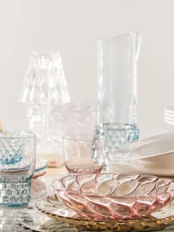 Online Kartell Assiettes creuses avec motif texturé Jellies, 4 pièces Rose pâle