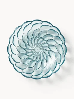 Sale Kartell Assiettes creuses avec motif texturé Jellies, 4 pièces Bleu ciel