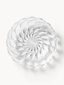 New Kartell Assiettes creuses avec motif texturé Jellies, 4 pièces Transparent