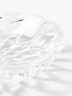 New Kartell Assiettes creuses avec motif texturé Jellies, 4 pièces Transparent