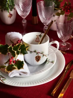 Discount KÄHLER Assiettes creuses en porcelaine Hammershøi, 4 pièces