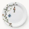 Hot KÄHLER Assiettes de Noël peintes à la main Hammershøi, 4 pièces
