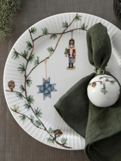 Hot KÄHLER Assiettes de Noël peintes à la main Hammershøi, 4 pièces