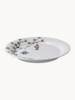 Hot KÄHLER Assiettes de Noël peintes à la main Hammershøi, 4 pièces