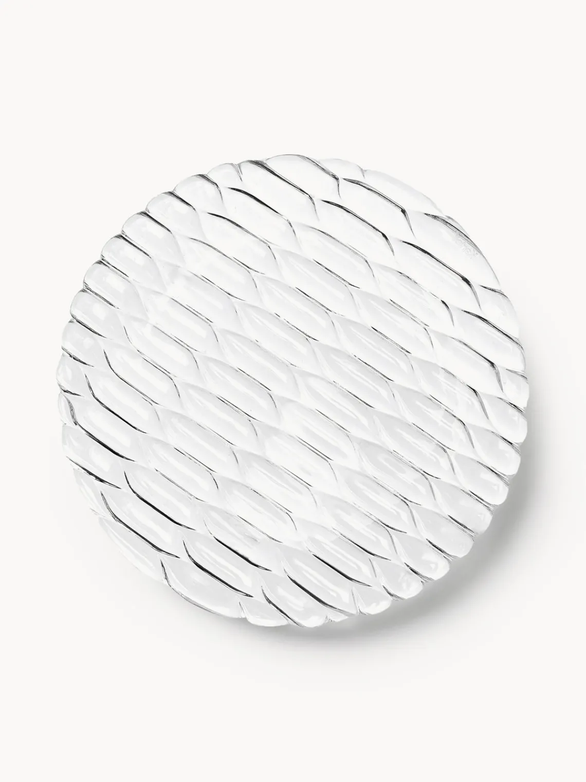 Fashion Kartell Assiettes plates avec motif texturé Jellies, 4 pièces