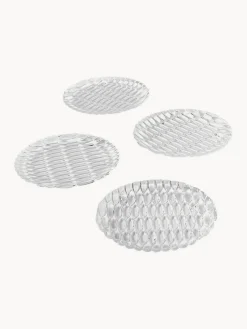 Fashion Kartell Assiettes plates avec motif texturé Jellies, 4 pièces