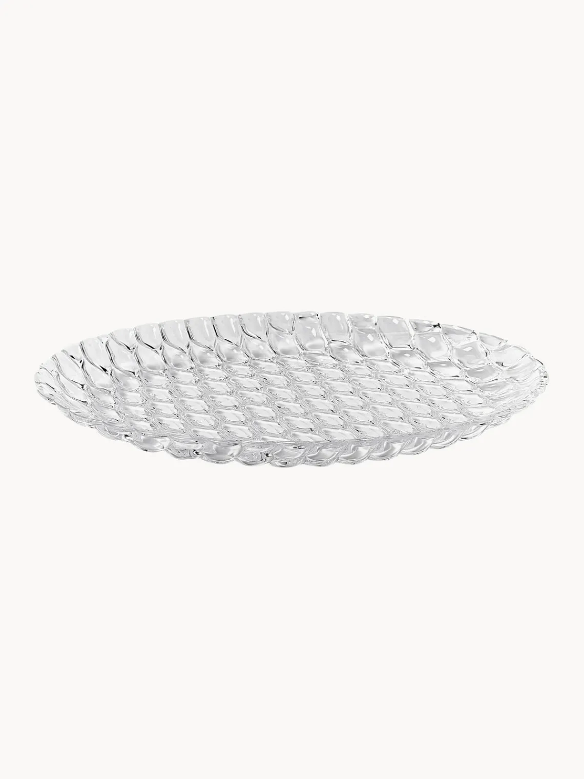 Online Kartell Assiettes plates avec motif texturé Jellies, 4 pièces Transparent