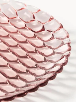 Online Kartell Assiettes plates avec motif texturé Jellies, 4 pièces Rose pâle