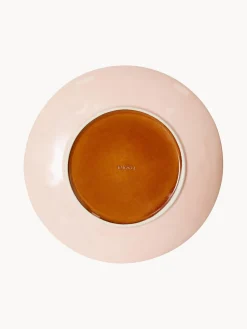 Outlet HKLIVING Assiettes plates en grès faite main 70's, 2 pièces