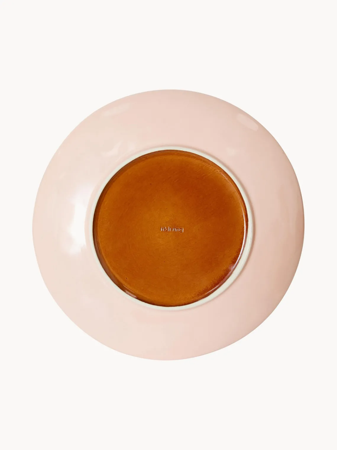 Outlet HKLIVING Assiettes plates en grès faite main 70's, 2 pièces