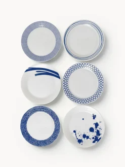 Hot ROYAL DOULTON Assiettes plates en porcelaine Pacific Blue, 6 élém.