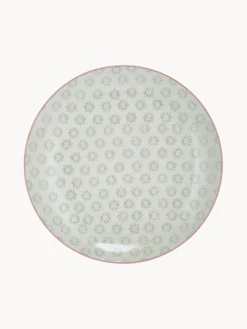 Discount Bloomingville Assiettes plates peintes à la main Patrizia, 3 élém.