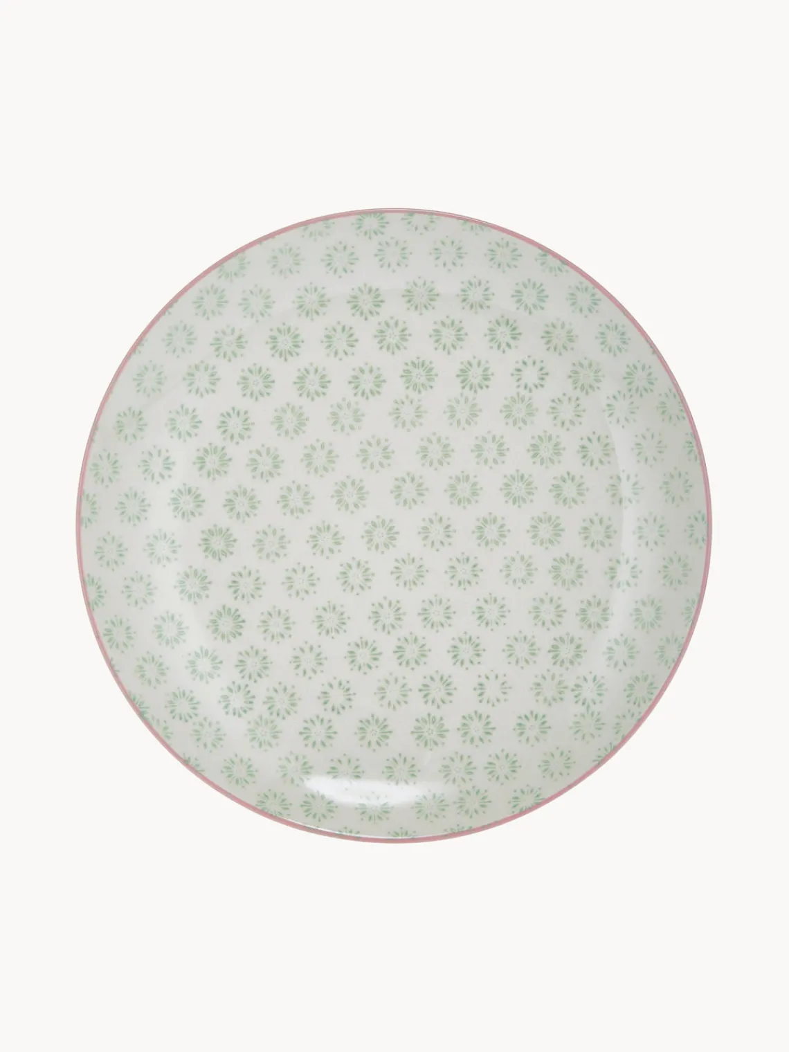Discount Bloomingville Assiettes plates peintes à la main Patrizia, 3 élém.