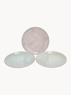 Discount Bloomingville Assiettes plates peintes à la main Patrizia, 3 élém.