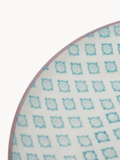 Discount Bloomingville Assiettes plates peintes à la main Patrizia, 3 élém.