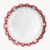 Fashion Bjørn Wiinblad Assiettes plates peintes à la main Guirlande, 4 pièces